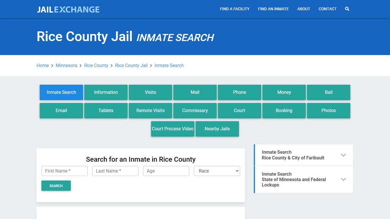 Rice County Jail, MN Inmate Search: Roster & Mugshots - Jail Exchange